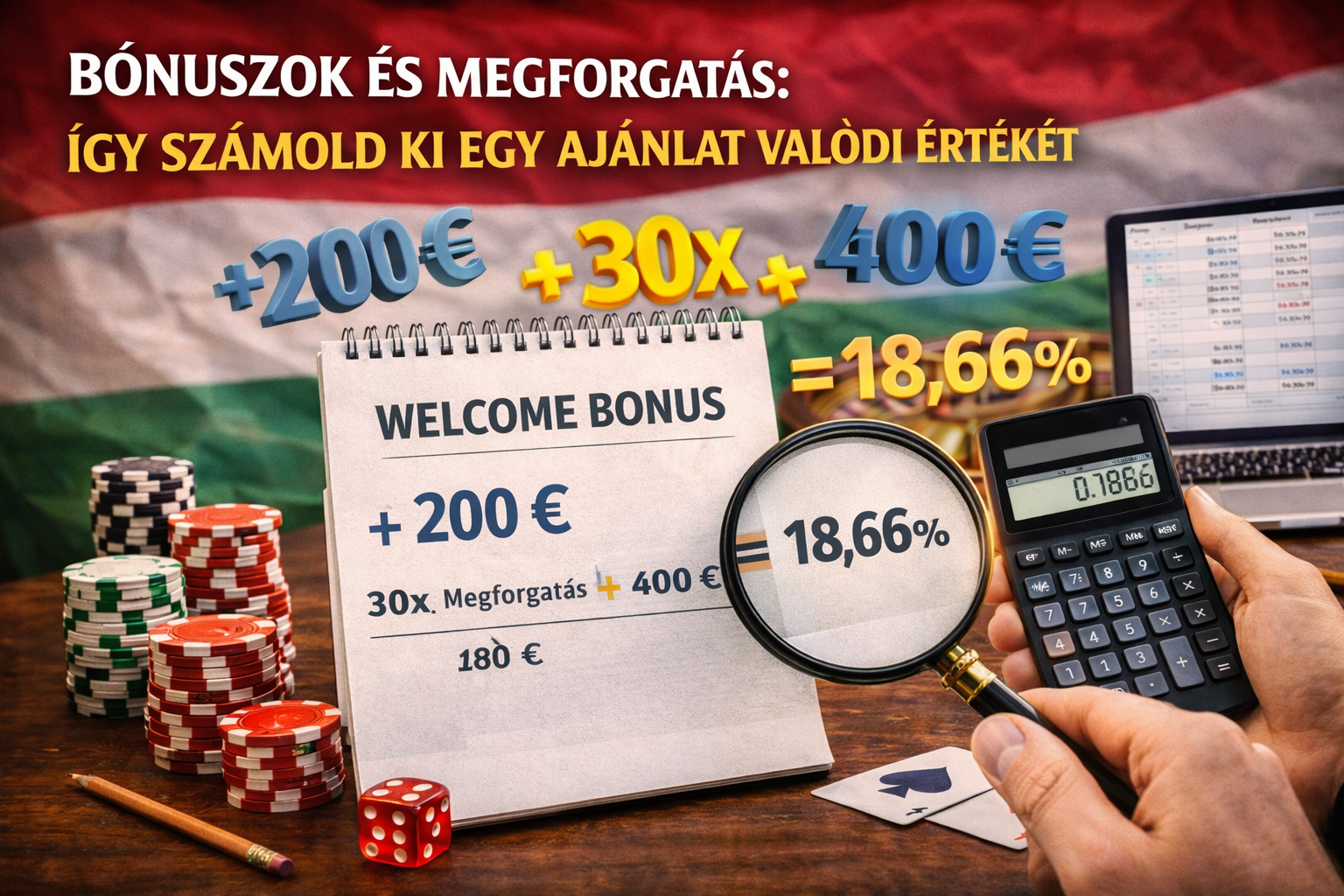 Bónuszfeltételek és megforgatás értelmezése